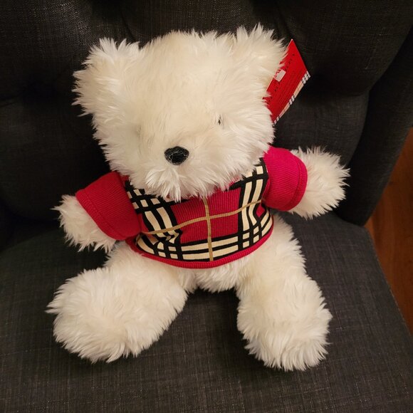 Burberry Baxter Bear. White. - Picture 1 of 5